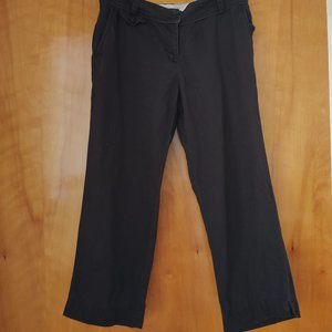 Talbots Black Cotton Pants